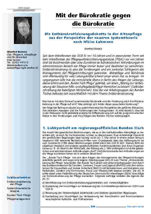 Mit der Bürokratie gegen die Bürokratie