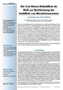 Die Test-Retest-Reliabilität als Maß zur Bestimmung der Stabilität von Messinstrumenten am Beispiel des FAS-PräDiFuß