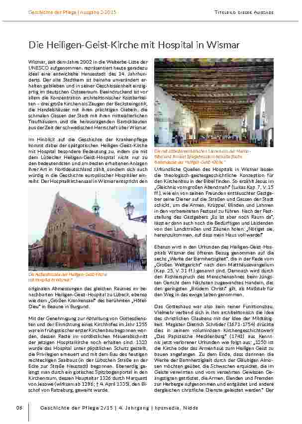 Die Heiligen-Geist-Kirche mit Hospital in Wismar