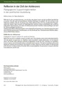 Reflexion in der Zeit der Adoleszenz. Pädagogische Supportmöglichkeiten in der praktischen Ausbildung