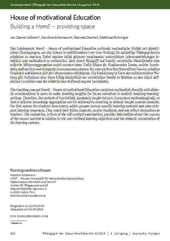 [doc_202134] House of motivational Education. Building a HomE – providing space