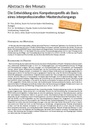 Abstracts des Monats