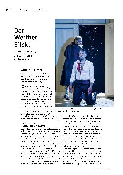 Der Werther-Effekt - Eine Legende, die zum Lesen auffordert