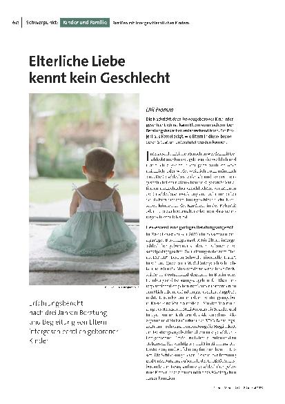 Elterliche Liebe kennt kein Geschlecht.