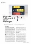 [doc_237735] Missstände, Probleme und Gewalterfahrungen: Berichte aus Pflegeheimen in der jüngsten Zeitgeschichte.
