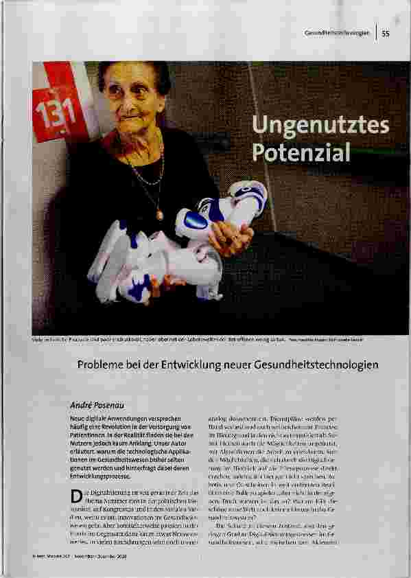 Ungenutztes Potenzial