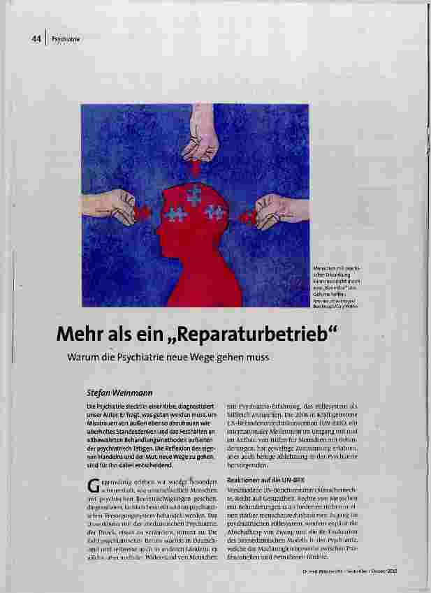 Mehr als ein „Reparaturbetrieb