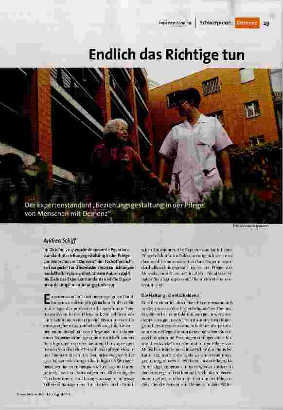 Endlich das Richtige tun