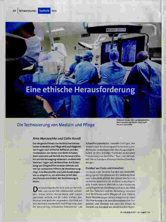 Eine ethische Herausforderung