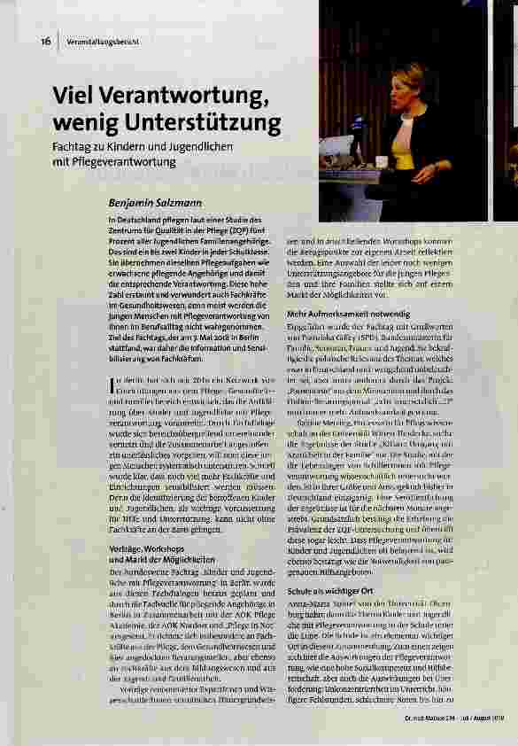 Viel Verantwortung, wenig Unterstützung