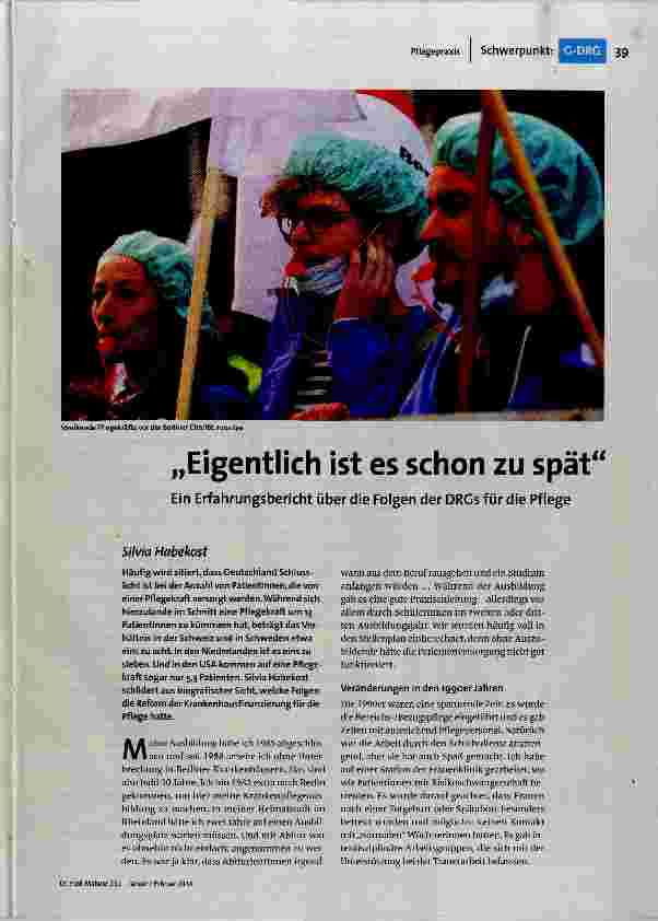 Eigentlich ist es schon zu spät