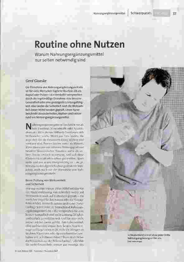 Routine ohne Nutzen