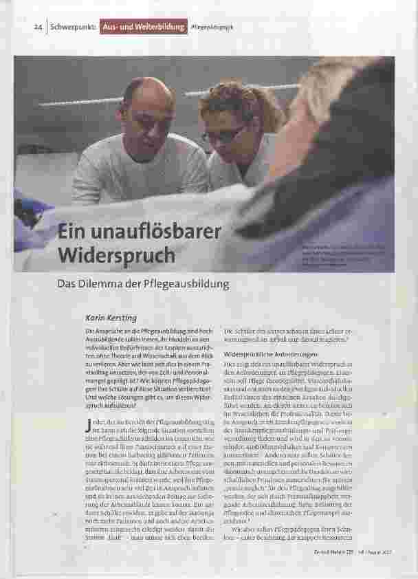 Ein unauflösbarer Widerspruch