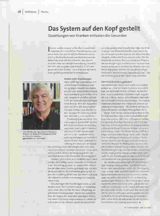 Das System auf den Kopf gestellt