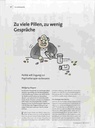 Zu viele Pillen, zu wenig Gespräche