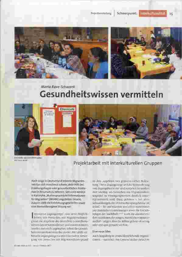 Gesundheitswissen vermitteln