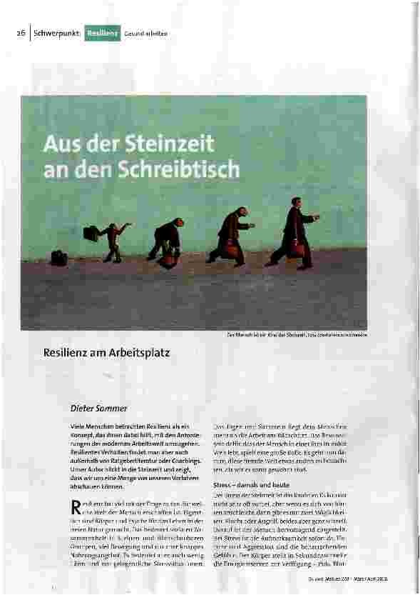 Aus der Steinzeit an den Schreibtisch