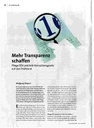 Mehr Transparenz schaffen