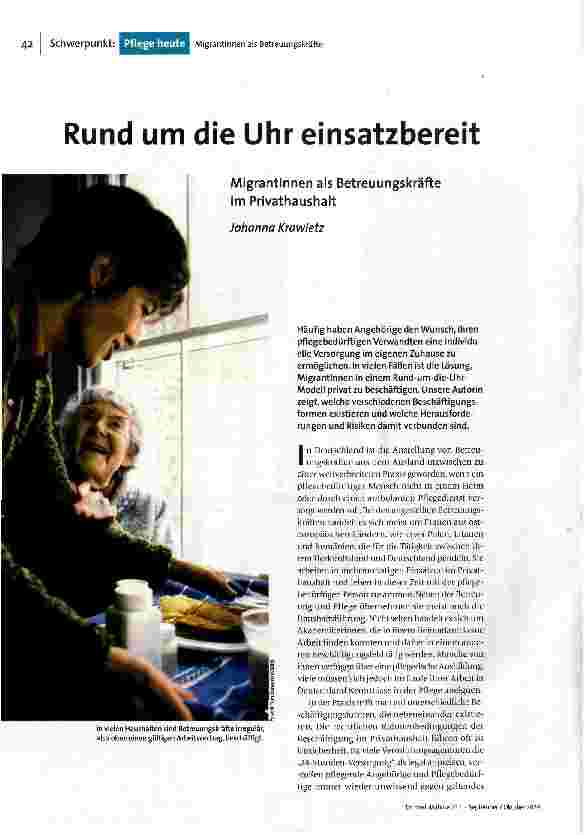 Rund um die Uhr einsatzbereit