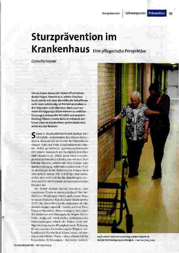 Sturzprävention im Krankenhaus