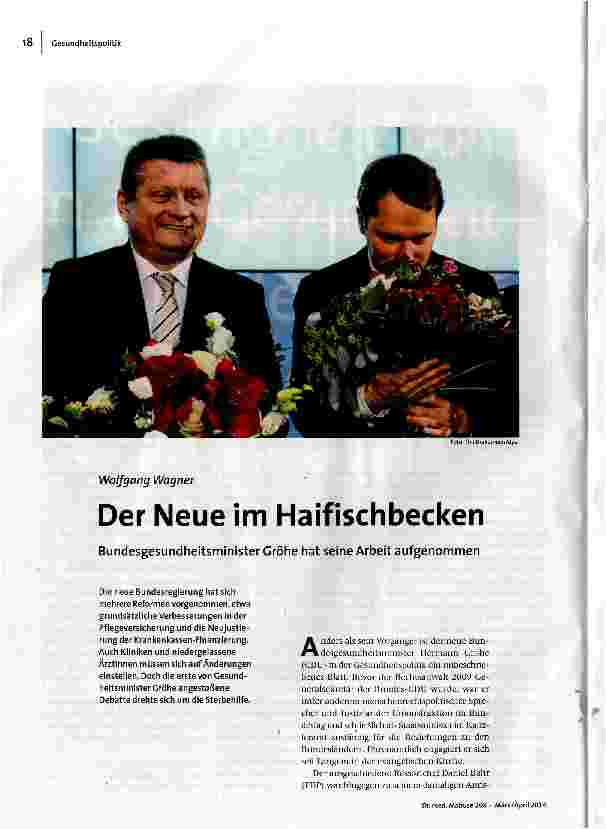 Der Neue im Haifischbecken