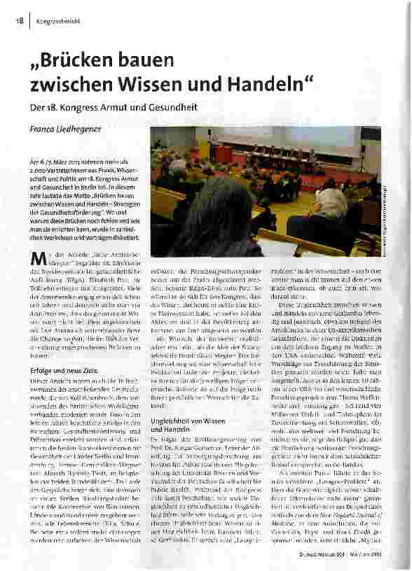 „Brücken bauen zwischen Wissen und Handeln