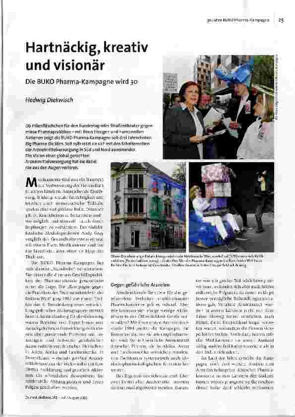 Hartnäckig, kreativ visionär