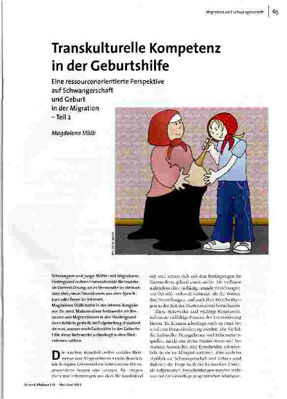 Transkulturelle Kompetenz in der Geburtshilfe