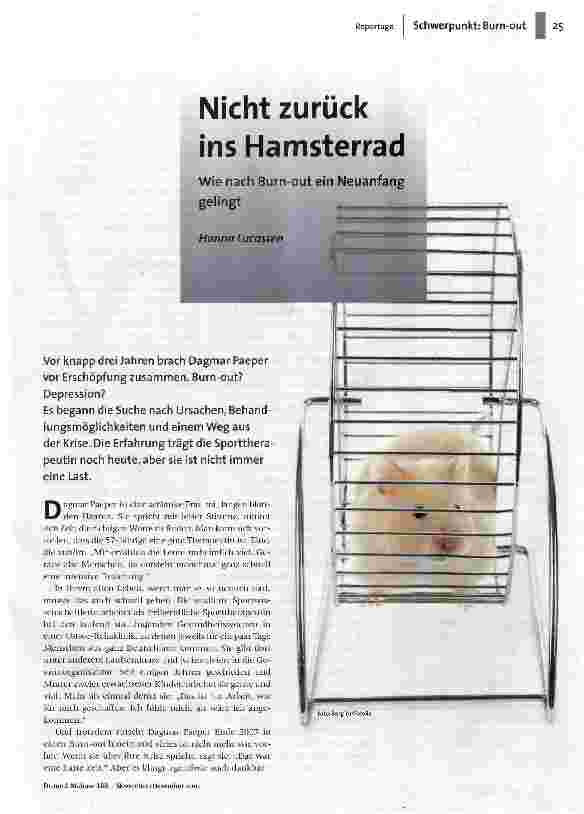 Nicht zurück ins Hamsterrad