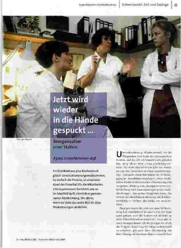 Jetzt wird wieder in die Hände gespuckt ...