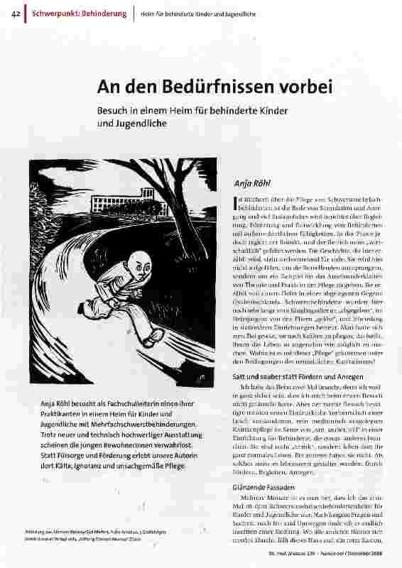 An den Bedürfnissen vorbei