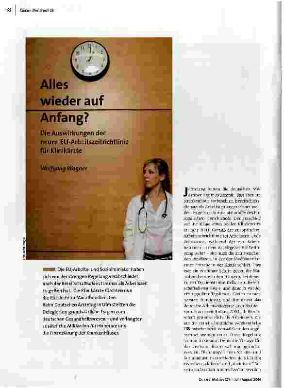 Alles wieder auf Anfang?