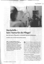 Sterbehilfe - kein Thema für die Pflege? Zum Beitrag der Pflegenden zur aktuellen Sterbehilfe-Diskussion