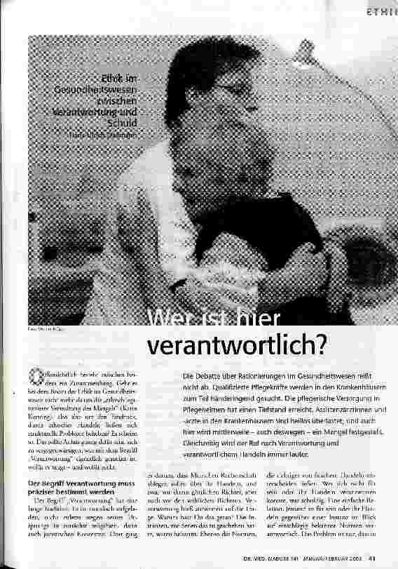 Wer ist hier verantwortlich?