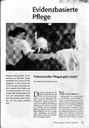 Evidenzbasierte Pflege Professioneller Pflegen geht nicht?