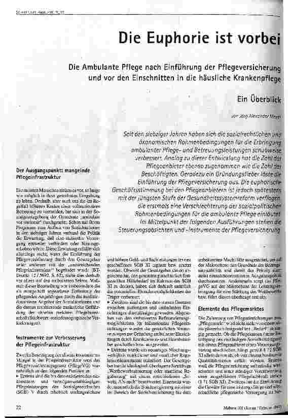 Die Euphorie ist vorbei