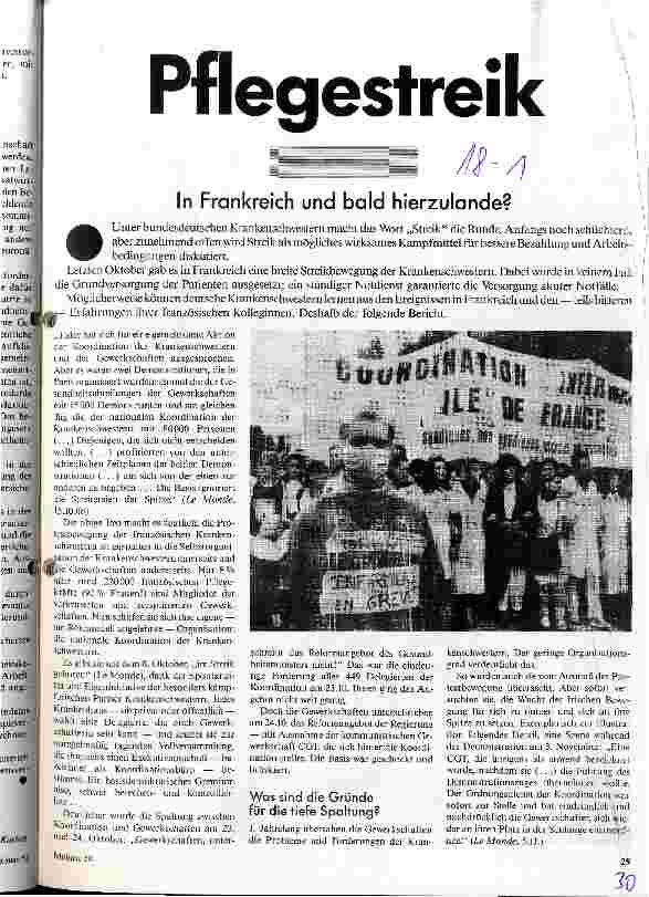 Pflegestreik In Frankreich und bald hierzulande?
