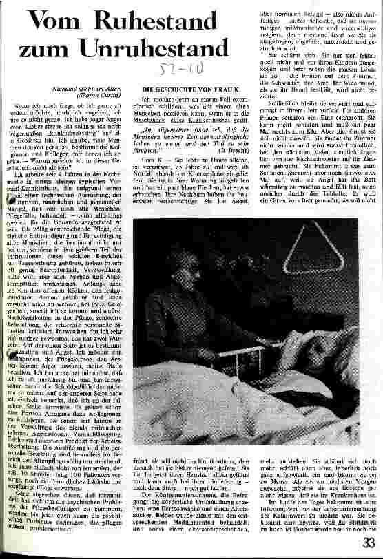 Vom Ruhestand zum Unruhestand