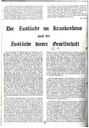 Die Zustände im Krankenhaus sind die Zustände dieser Gesellschaft